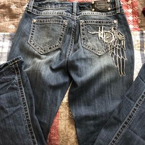 Harley Davidson wing jeans size 6